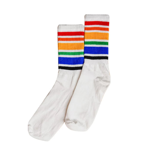 Kaos Kaki Motif Garis 6 Warna