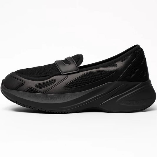 Slip On Loafers All Black