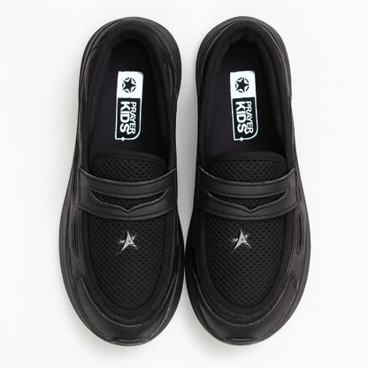 Slip On Loafers All Black