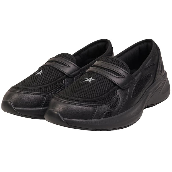 Slip On Loafers All Black