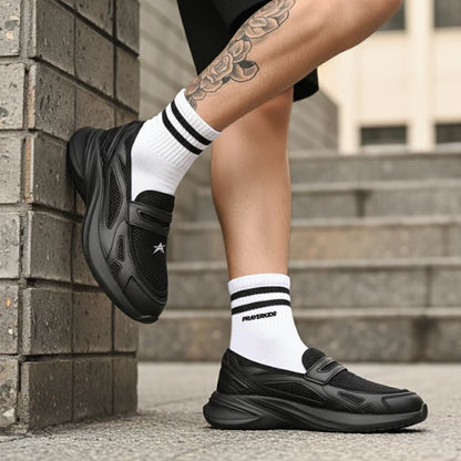 Slip On Loafers All Black